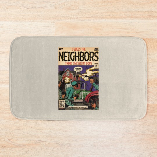 Discover 4 Your Eyez Only Album Neighbors Lyrics - I Guess The Neighbors Think I'm Sellin' Dope T-Shi Bath Mats