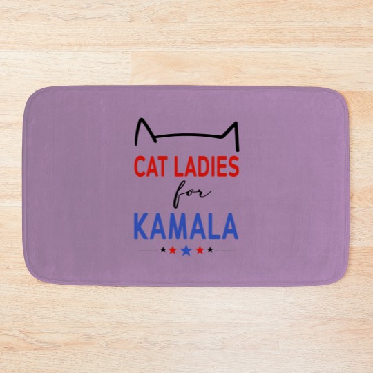 Discover Kamala Cat Lady Bath Mat