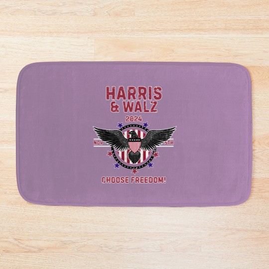 Discover Kamala Harris Names Minnesota Gov. Tim Walz as Her Running Mate Bath Mats