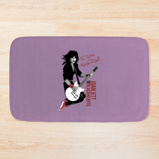 Discover New Joan Jett Rock N Roll Funny Bath Mats Bath Mats