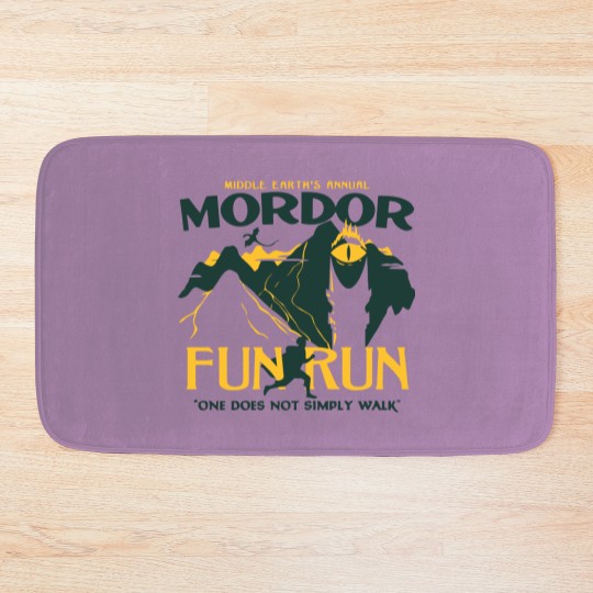 Discover MORDOR FUN RUN Bath Mats
