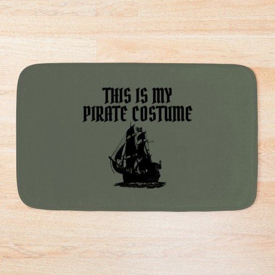Discover This Is My Pirate Costume Pirate Halloween Pirate Bath Mats