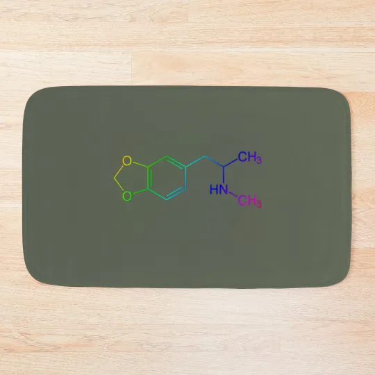 Discover MDMA Ecstasy Molly Bath Mats