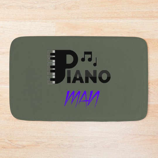 Discover Piano Man Bath Mats