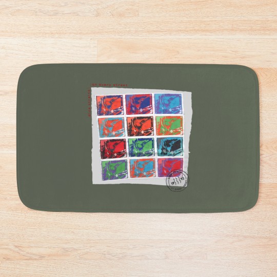 Discover Vintage Dire Straits 1991 On Every Street Tour Bath Mats