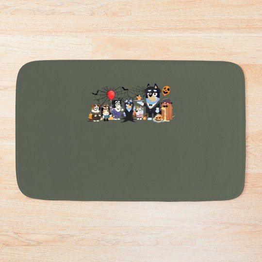 Discover BlueyDad Halloween Bath Mats