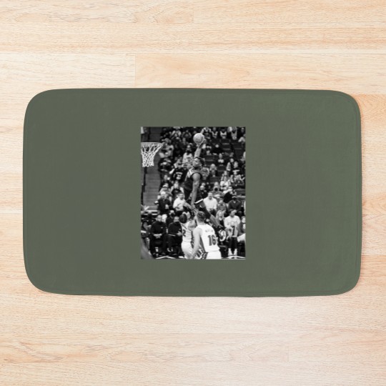 Discover Anthony Edwards - Dunk Of The Year - Black/White Classic Bath Mats