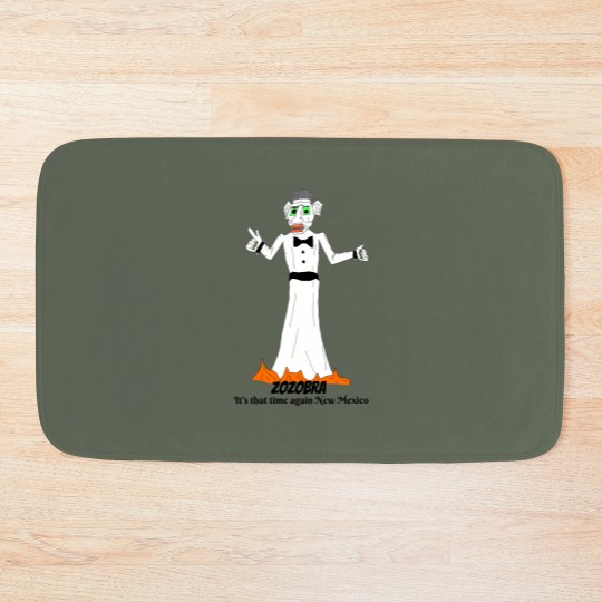 Discover Zozobra, original artwork Bath Mats