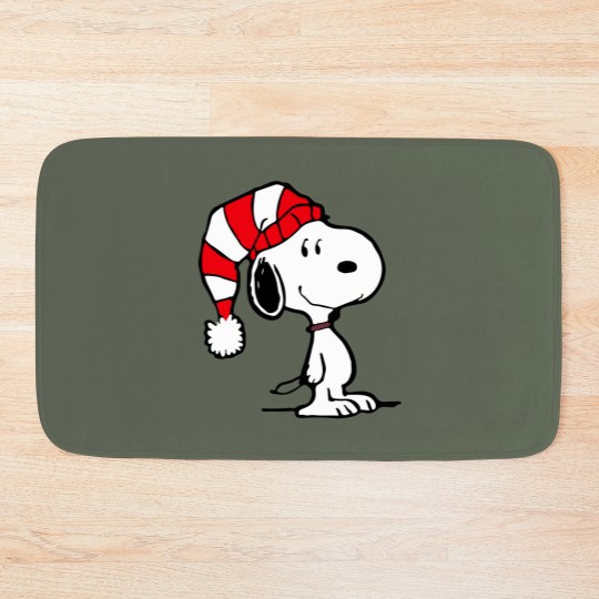 Discover Snoopy Christmas Bath Mats
