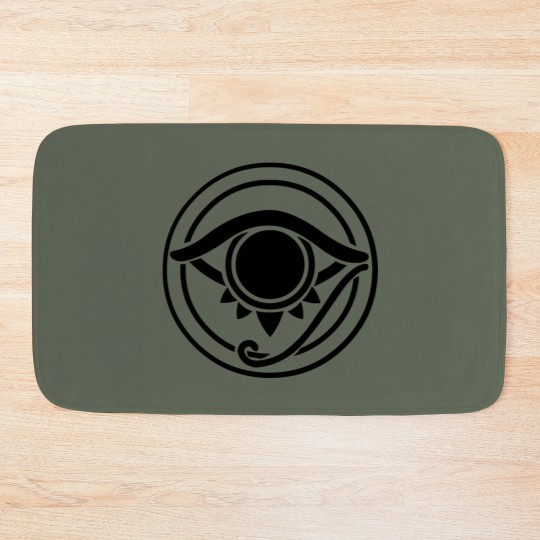 Discover All Seeing Eye Horus Egypt Ancient Myth Bath Mats