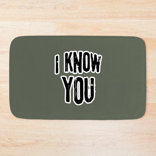 Discover I know you Bath Mats