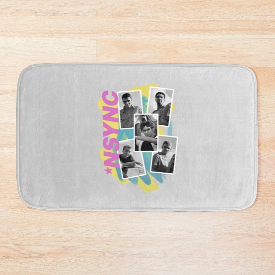 Discover Vintage NSYNC No Strings Attached Black Bath Mats