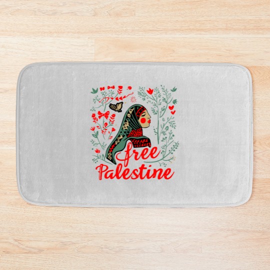 Discover Free Palestine Unisex Bath Mats