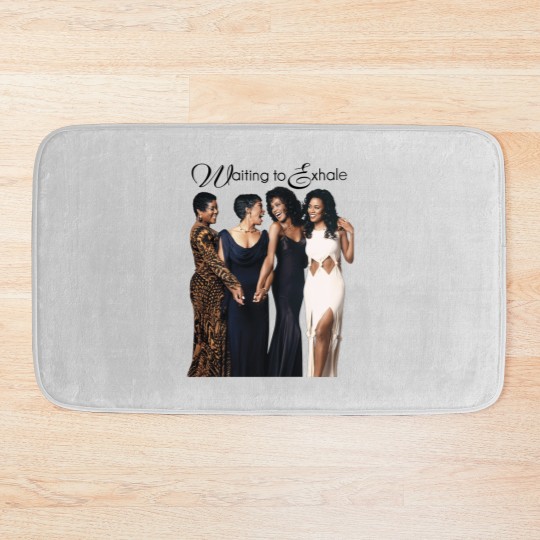 Discover Waiting To Exhale White Unisex Bath Mats, Friendly Bath Mats
