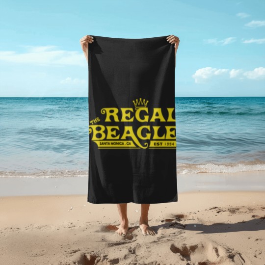 Discover The Regal Beagle Funny Beagle funny gift Beach Towels