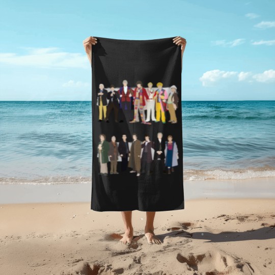 Discover All the Doctors - Doctor Who - Beach Towels