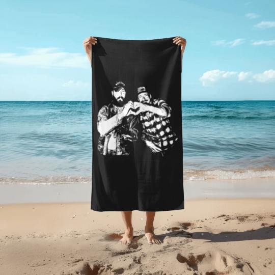 Discover I Had Some Help Wallen And Malone Beach Towels, Posty And Morgan Had Some Help Beach Towels