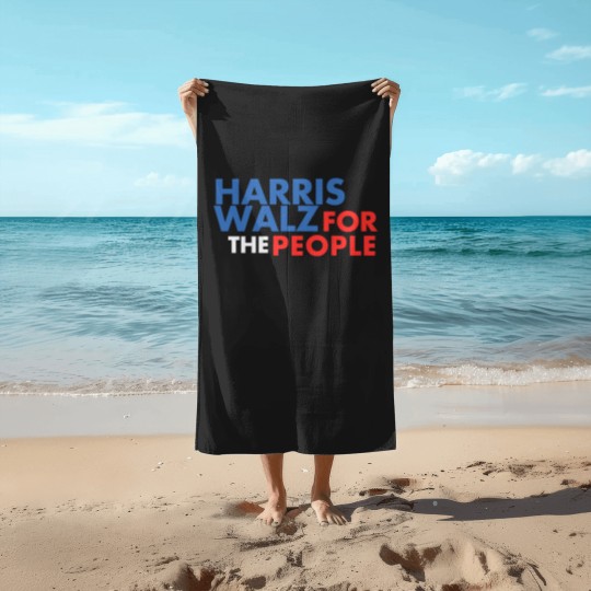 Discover Harris Walz For The People, Harris Walz , Harris Walz Beach Towels