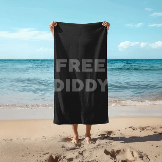 Discover Free Diddy , Funny Puffy Beach Towels, Offensive Beach Towels