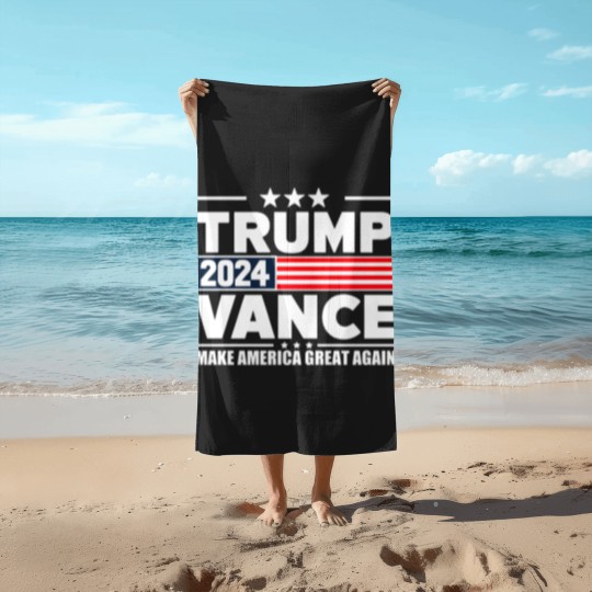 Discover Trump Vance 2024 Merchandise - Trump Vance - Beach Towels