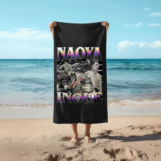 Discover Naoya Inoue, Boxing Beach Towels, Classic 90s Graphic Beach Towels, Unisex, Naoya Inoue Vintage Bootleg