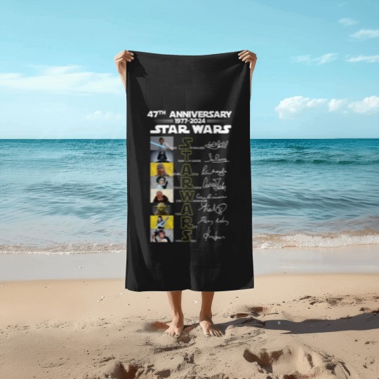 Discover StarWars Beach Towels, StarWars Signatures Beach Towels, StarWars 47th Anniversary Beach Towels