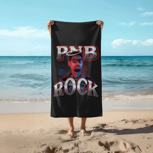 Discover PNB Rock Beach Towels, PNB Rock Beach Towels, Rapper Merch