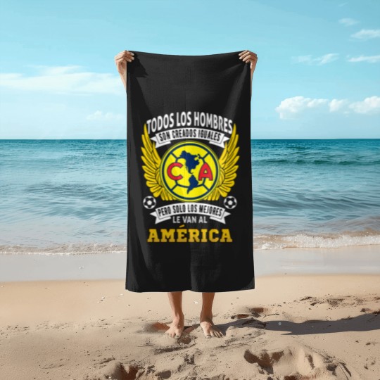 Discover Playera Aguilas del America Solo Los Mejores le Van al America Beach Towels