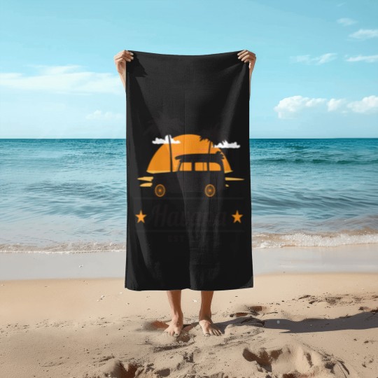 Discover Cuba Surfboards Car Havana Cuban Cubano Beach Towels