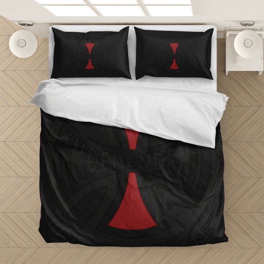 Discover Independent Cross Logo Bedding Sets