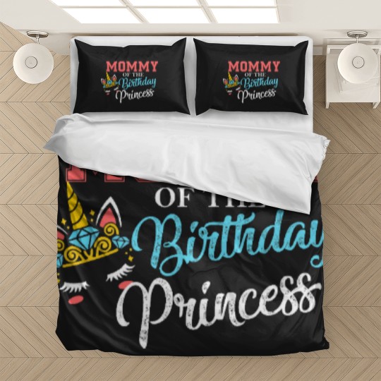 Discover Mommy of the birthday Princess cute unicorn gift for moms Oversized Bedding Sets
