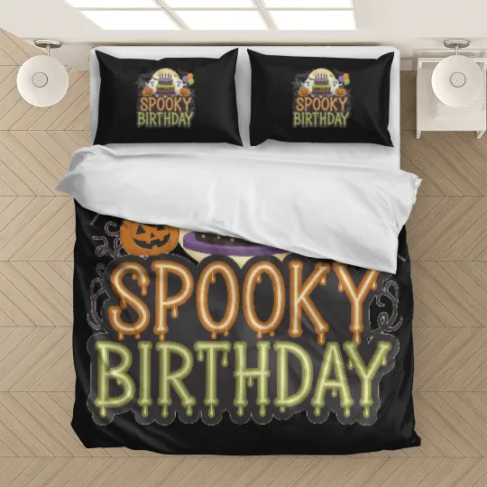 Discover Happy Spooky Birthday Bedding Sets