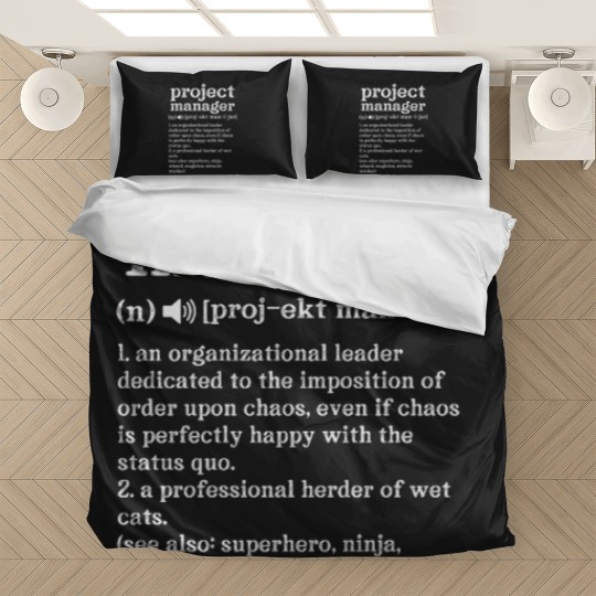 Discover Project Manager Definition an organizational leader dedicated Bedding Sets