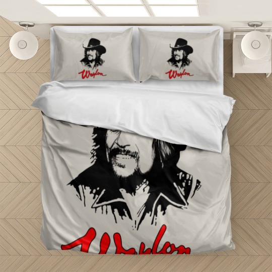 Discover Waylon Jennings Outlaw Movement In Country Music Unisex Bedding Sets, The Waylors the house band Bedding Sets