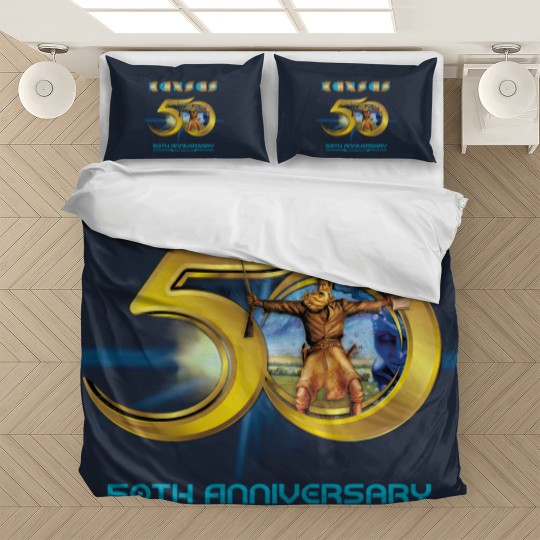 Discover Kansas Band 50th Anniversary Bedding Sets