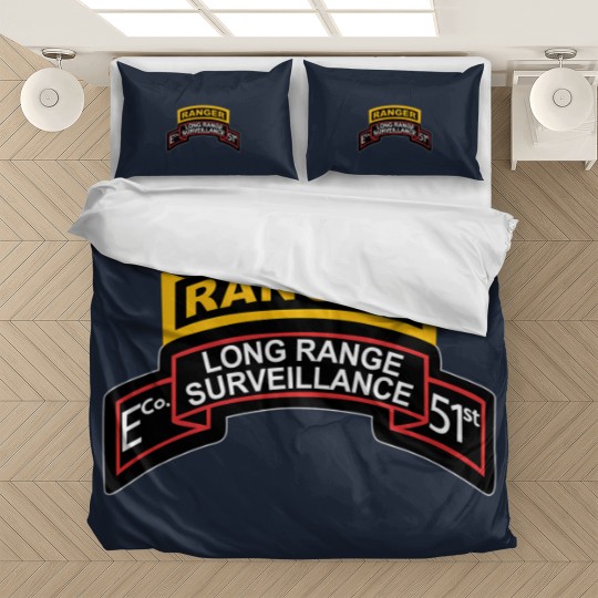 Discover Airborne Ranger - E Company- 51St Infantry (Ranger) W Ranger Tab Bedding Sets