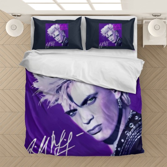 Discover Billy Idol Bedding Sets Billy Idol Whiplash Smile Song Cotton Bedding Sets Men Women