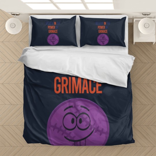 Discover Grimace Mets Bedding Sets up to 5xl | NY Mets Humorous Gift, New York Baseball Winning Streak Fan Lucky Charm McD's Grimace, Orange and blue, Truth