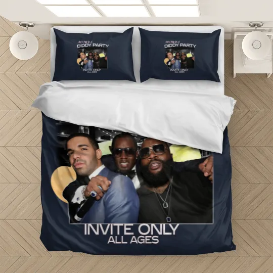 Discover Aint No Party Like A Diddy Party Ver 3, Rap Unisex Bedding Sets