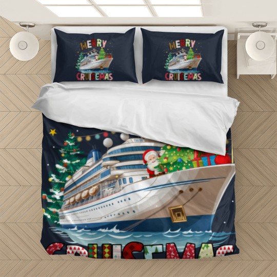 Discover Merry Cruisemas Bedding Sets, Christmas Cruise Crew Bedding Sets