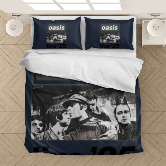 Discover Oasis Live 2025 World Tour  Unisex Bedding Sets Oasis Band Bedding Sets