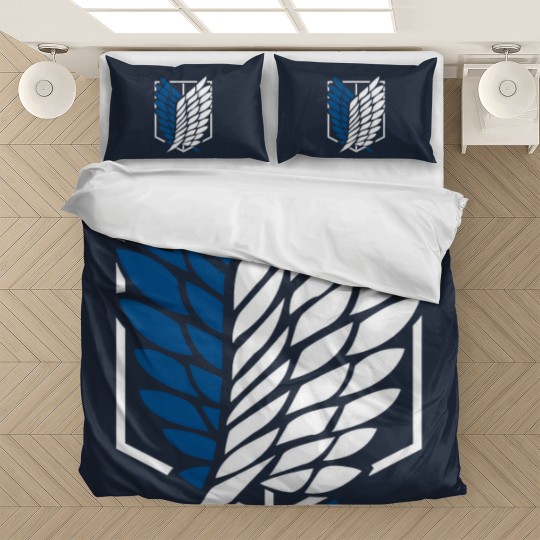 Discover Shingeki no kyojin logo Bedding Sets