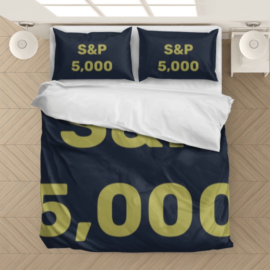 Discover S&P 5,000 Level Stock Market Index Celebration Bedding Sets