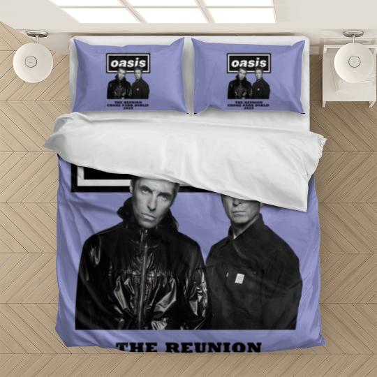 Discover Oasis Croke Park Dublin 2025 The Reunion graphic Bedding Sets
