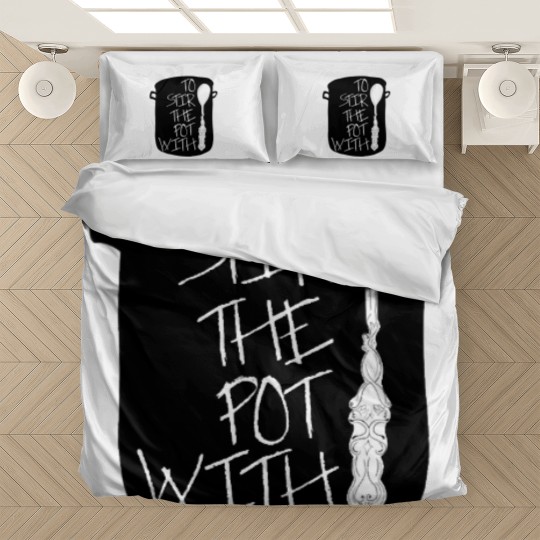 Discover Pot Stirrer Black Bedding Sets