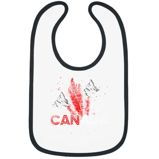 Discover Canada Flag Maple Leaf Canadian Symbol Country Canada Baby Bib