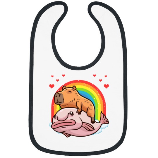 Discover Capybar a Giant Cavy Rodent With Hearts Capybar a Bibs
