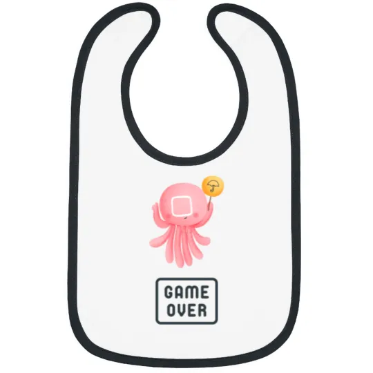 Discover Squid Ga me Merch _amp_ Gifts game over Bibs