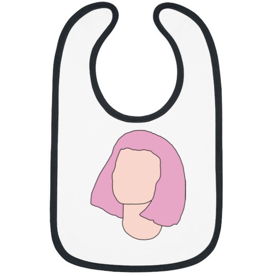 Discover Pink Hair Bib