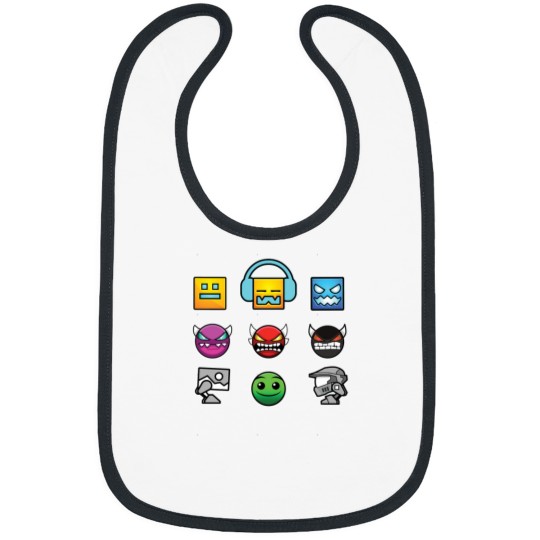 Discover geometry dash unblocked level Bibs